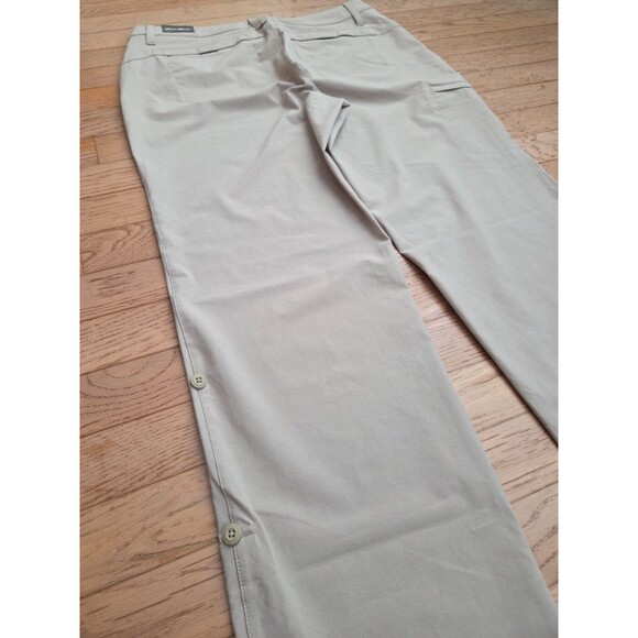 Eddie Bauer Cargo Pants Women 10 Nylon Convertible Travex Rollup Adventure 0663 - Picture 3 of 9